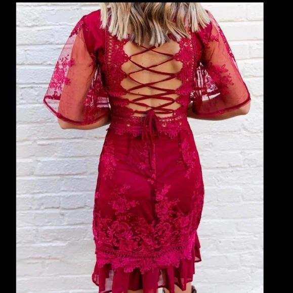 NWT Southern Fried Chics "Swept Away Dress" in Peacock - Large - Picture 5 of 9